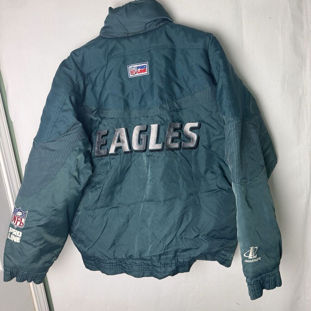 VTG 90s NFL PHILADELPHIA EAGLES LOGO ATHLETIC PRO LINE JACKET XL * wear*